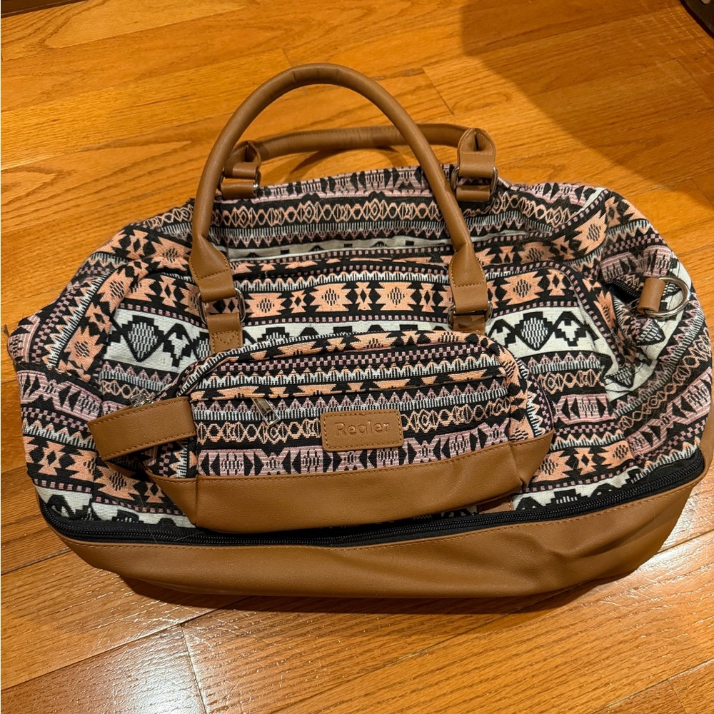 Tribal Pattern Weekender Travel Bag